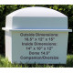 Crowne Urn Vault Oversize/Companion 