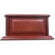Cardinal Wood Urn 