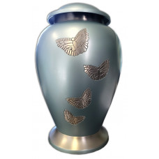 CFC-Teal Butterfly Urn * 2 left in stock* 