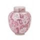 Cameo Rose Cloisonne Urn 