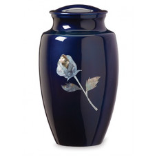 Blue Rose Urn