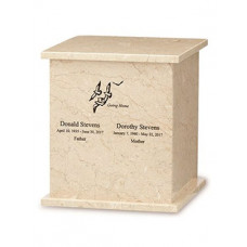 Cameo Dual Marble Companion Urn