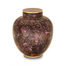 Lilac Cloisonne Urn