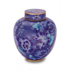 Larkspur Cloisonne Urn