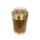 Brown & Gold Tealight Keepsake 